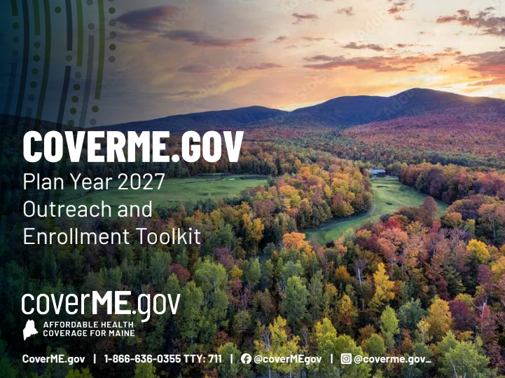 Cover of 2027 Outreach and Enrollment Toolkit showing a forest
