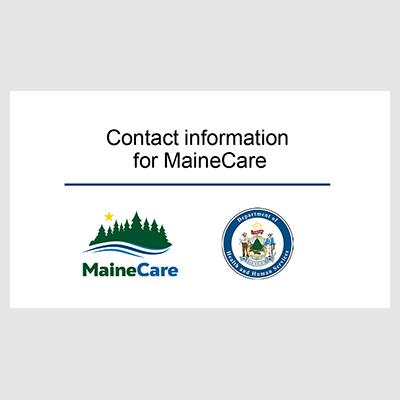 Contact card for the Office of MaineCare Services and Office of Family Independence